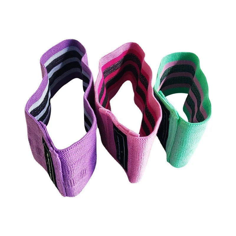 Hip Resistance Bands — Anti-Slip Elastic Booty Bands for Women & Men