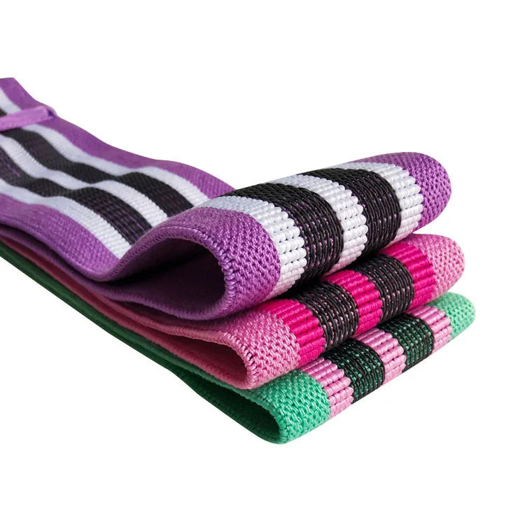 Hip Resistance Bands — Anti-Slip Elastic Booty Bands for Women & Men