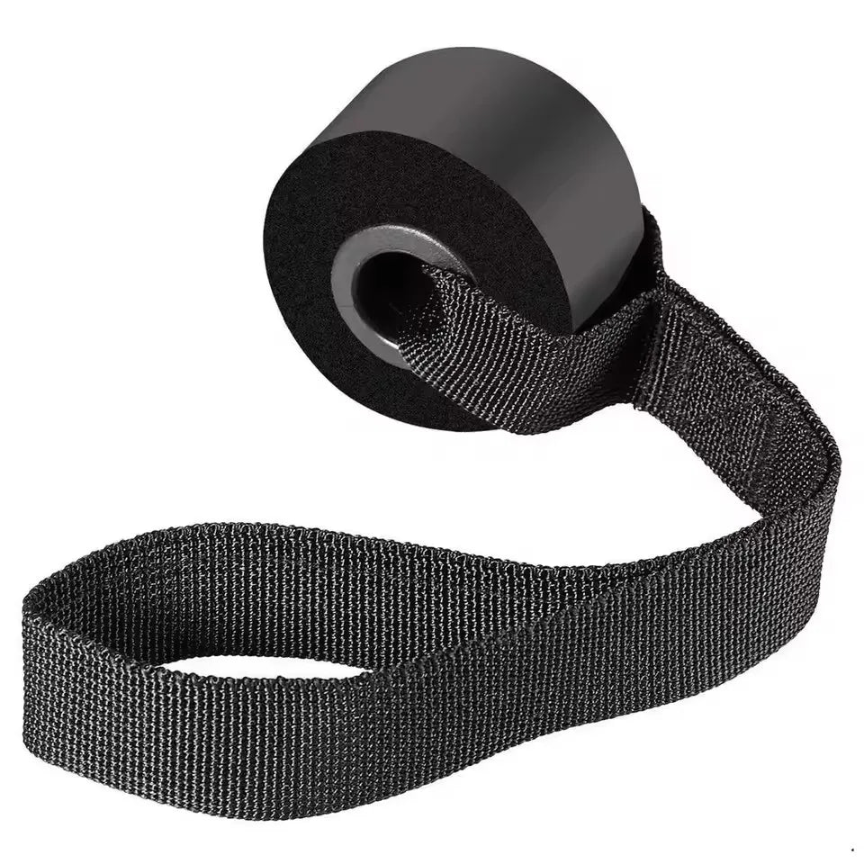 Gym Handle Foam Grips — Extra Wide D-Ring Cable Attachment for Pulling & Lifting