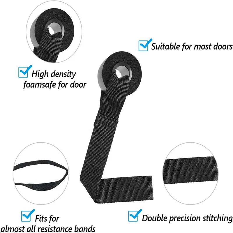 Door Anchor for Resistance Bands — Secure Doorway Attachment for Home Workouts