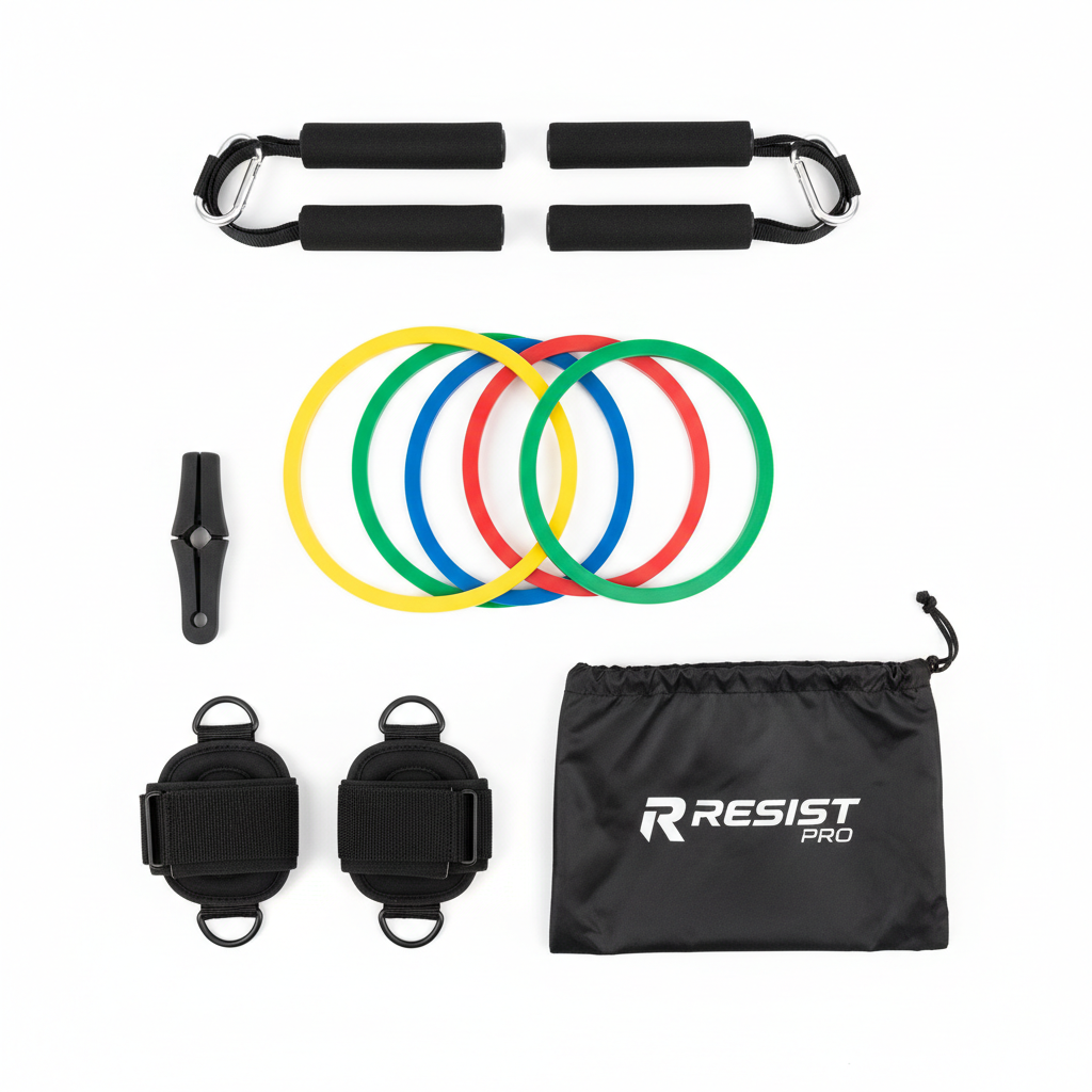 Resistance Bands Set - Top Down View